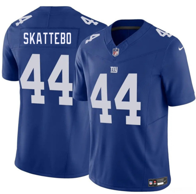 Youth New York Giants #44 Cam Skattebo Blue 2025 Draft F.U.S.E. Vapor Untouchable Limited Stitched Jersey